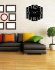 Unique Designer Metal Square Wall Clock for Living Room & Home - Shreya home decor