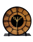 Designer Metal Round Table Clock for Living Room & Home, Used for Study Table/Office Desk/Showpiece/Gift Item (6 inch) - Shreya home decor