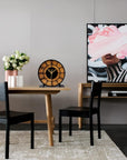 Designer Metal Round Table Clock for Living Room & Home, Used for Study Table/Office Desk/Showpiece/Gift Item (6 inch) - Shreya home decor