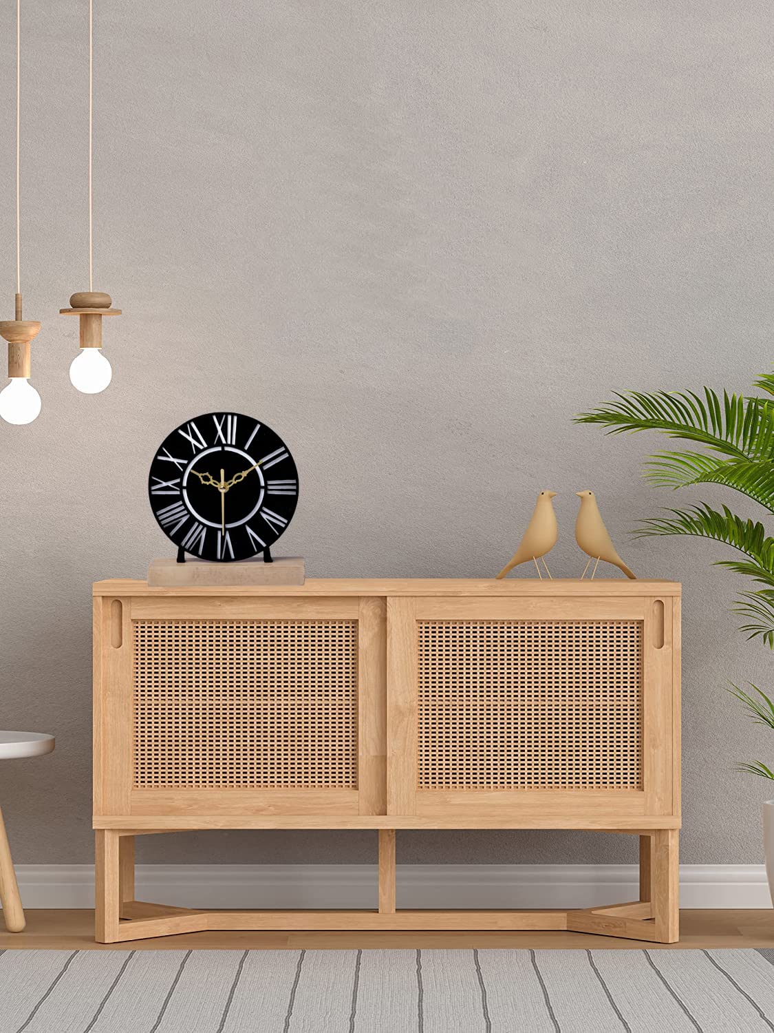 Designer Metal Wall Clock for Livingroom ,Office Table Accessories (6 inch) - Shreya home decor