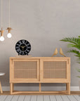 Designer Metal Wall Clock for Livingroom ,Office Table Accessories (6 inch) - Shreya home decor