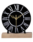 Designer Metal Wall Clock for Livingroom ,Office Table Accessories (6 inch) - Shreya home decor