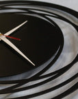 Unique Designer Metal Round Wall Clock for Living Room & Home - Shreya home decor