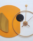 METAL gold Decorative Showpiece Wall Clock - Shreya home decor