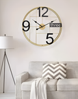 TRENDY GRACIOUS METALLIC WALL CLOCK