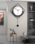 Wall clock, home living room decoration, hanging accessories, clock, Internet celebrity and atmospheric quartz clock Size 62*40