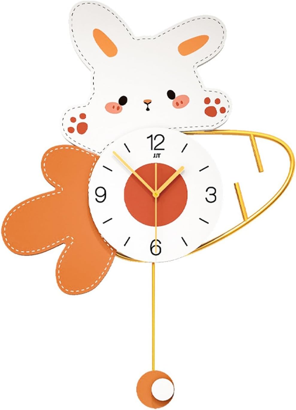 Rabbit Metal Wall Clocks for Living Room Decor (size 65*47)CM – Shreya ...
