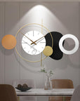 Decorative Wall Clocks, Metal Starburst Clock Silent Non-Ticking Modern Wall Clock (100*61 cm)