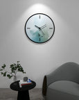 WHISPERING CLOUDS WALL CLOCK ART