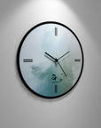 WHISPERING CLOUDS WALL CLOCK ART