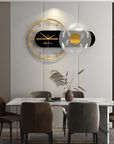 3D Wall Clock with Light Geometric Silent Wall Clock - Shreya home decor