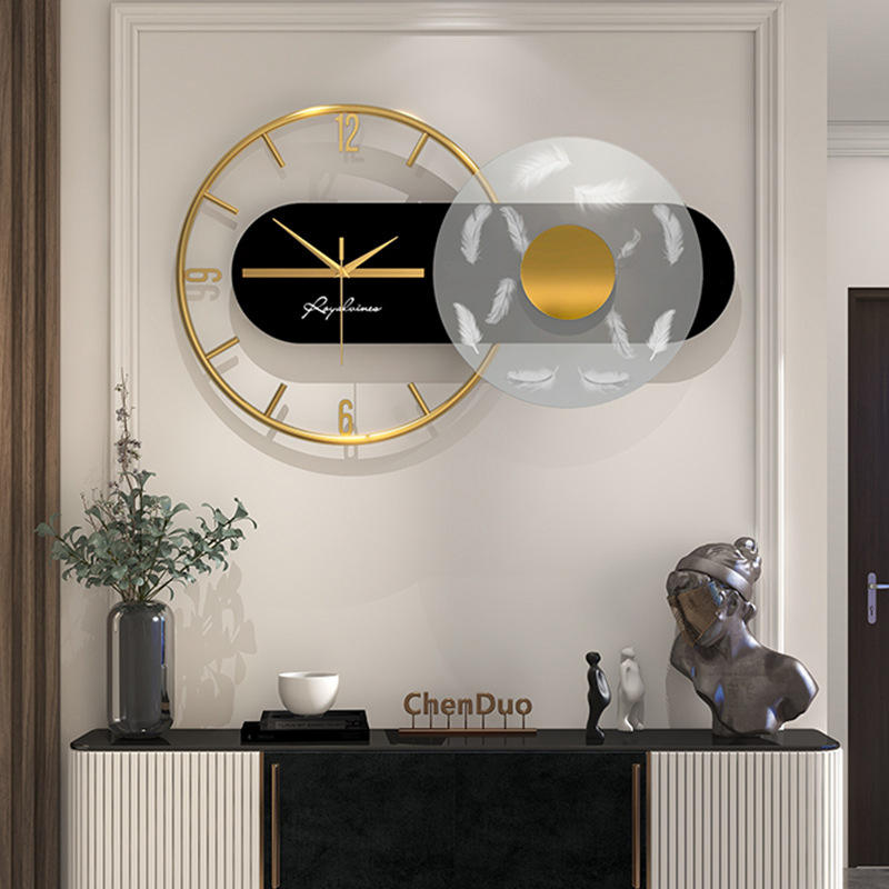 3D Wall Clock with Light Geometric Silent Wall Clock - Shreya home decor