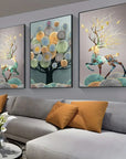 3PC Crystal Painting Wall Decoration for Living Room - Shreya home decor