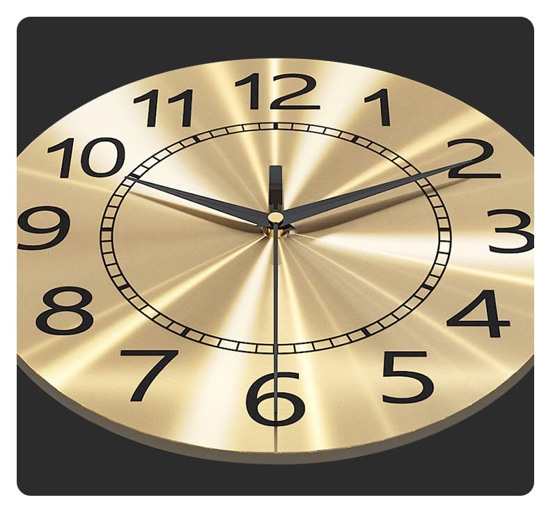 Creative Rose Gold Wall Clock Living Room Unique Large Digital Peacock Wall Clock - Shreya home decor