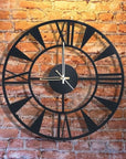 Designer Stylish Metal Wall Clock for Living Room, Bedroom, Office, Kitchen, Home and Hall, Antique Big Size Modern Wall Watch for Home Decor - Shreya home decor