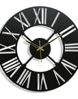 Roman Big Size Metal Wall Clock for Drawing Room,Hall,Etc - Shreya home decor