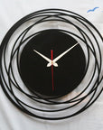 Unique Designer Metal Round Wall Clock for Living Room & Home